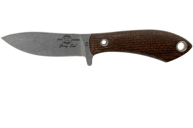 White River Knives Sendero Pack Cuchillo De Caza Natural Burlap Micarta, Jerry Fisk Design 3 White River Knives Sendero Pack Cuchillo De Caza Natural Burlap Micarta, Jerry Fisk Design