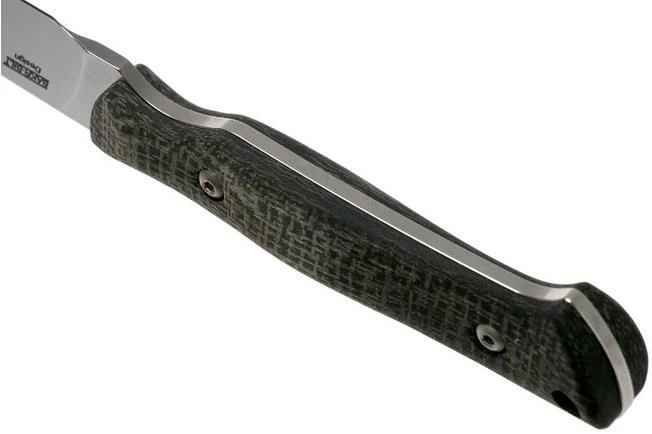 White River Knives Small Game Knife Black Burlap Micarta Cuchillo De Caza, Owen Baker Jr. Design 6 White River Knives Small Game Knife Black Burlap Micarta Cuchillo De Caza, Owen Baker Jr. Design - Imagen 4