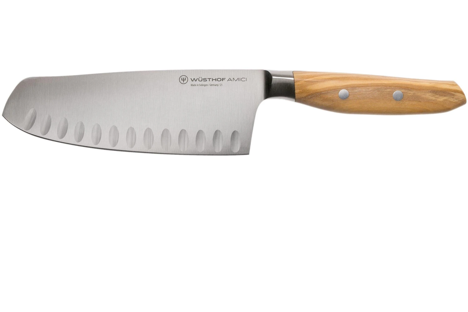 Wüsthof Amici 1011331317 Santoku Con Hoyuelos 17 Cm 3 Wüsthof Amici 1011331317 Santoku Con Hoyuelos 17 Cm