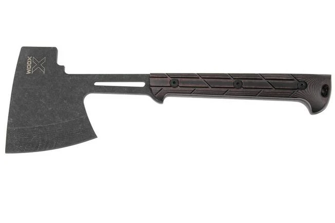 WOOX TERRA Hunting Axe, Micarta X-Grip Brown, Hacha De Mano 3 WOOX TERRA Hunting Axe, Micarta X-Grip Brown, Hacha De Mano