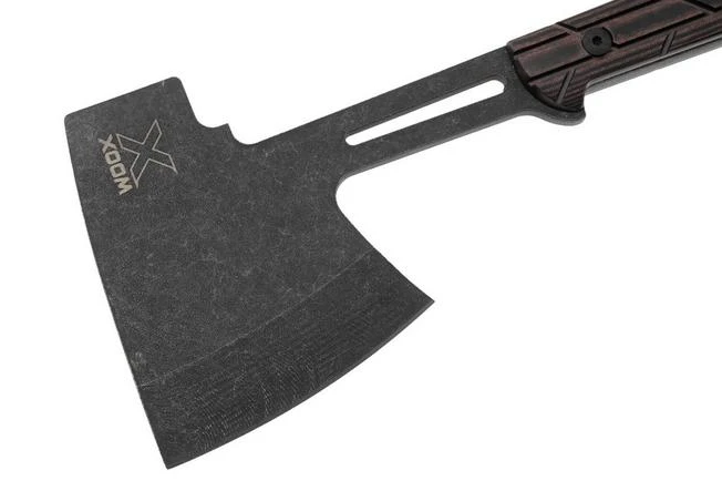 WOOX TERRA Hunting Axe, Micarta X-Grip Brown, Hacha De Mano 5 WOOX TERRA Hunting Axe, Micarta X-Grip Brown, Hacha De Mano - Imagen 3