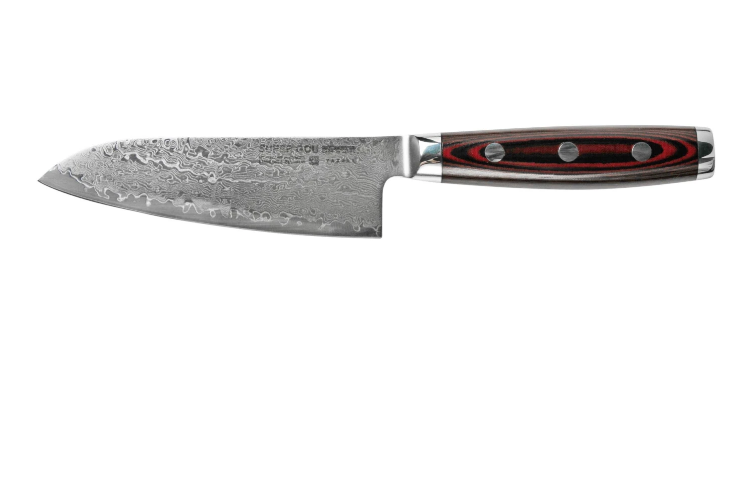 Yaxell Super Gou 37112 Santoku Acero De Damasco De 161 Capas, 12,5 Cm 3 Yaxell Super Gou 37112 Santoku Acero De Damasco De 161 Capas, 12,5 Cm