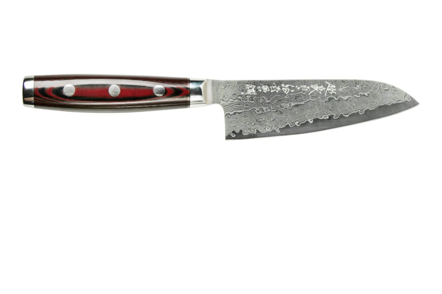 Yaxell Super Gou 37112 Santoku Acero De Damasco De 161 Capas, 12,5 Cm 4 Yaxell Super Gou 37112 Santoku Acero De Damasco De 161 Capas, 12,5 Cm - Imagen 2