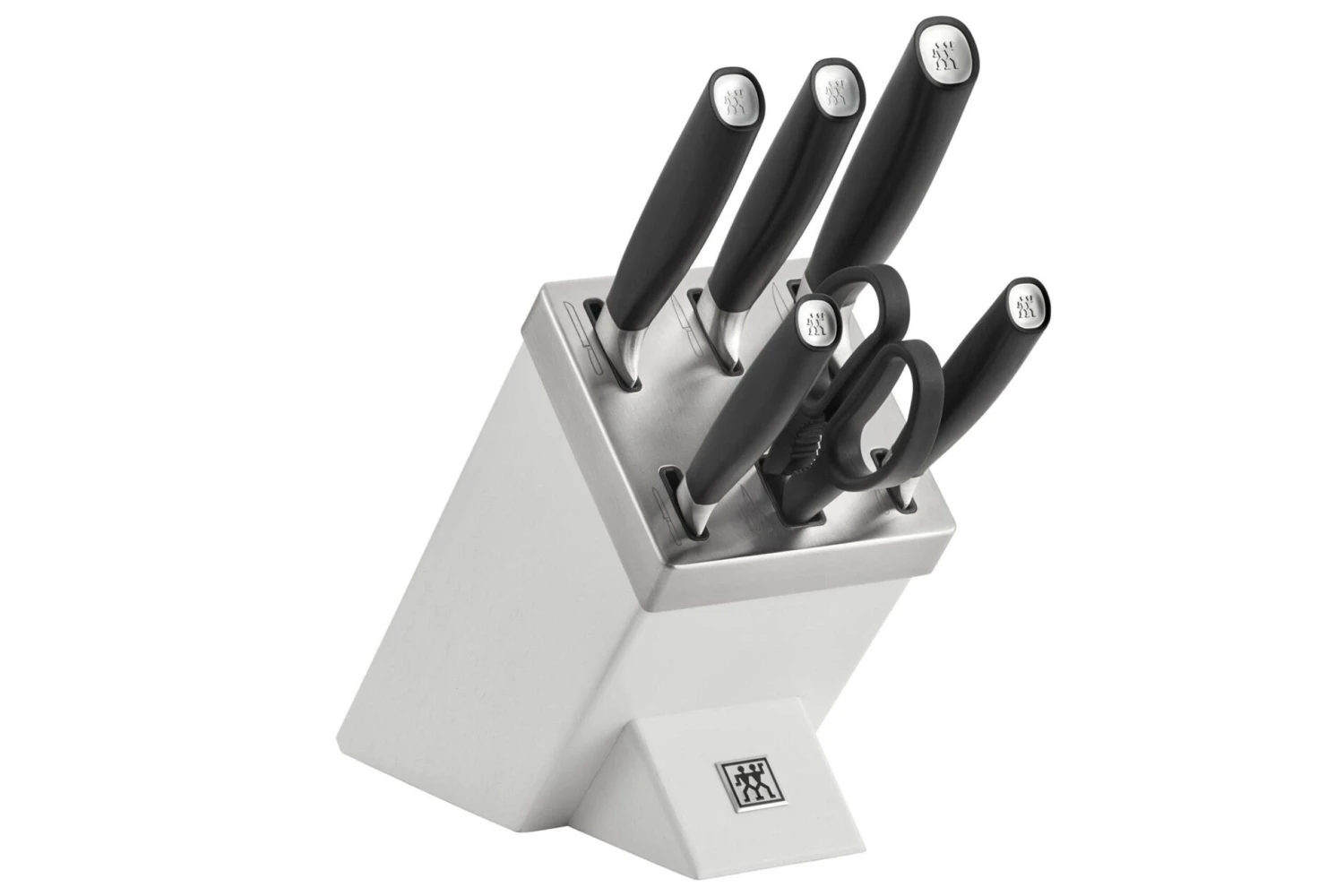 Zwilling All Star 1022776, Juego De 7 Cuchillos Con Bloque, Blanco/plateado 3 Zwilling All Star 1022776, Juego De 7 Cuchillos Con Bloque, Blanco/plateado